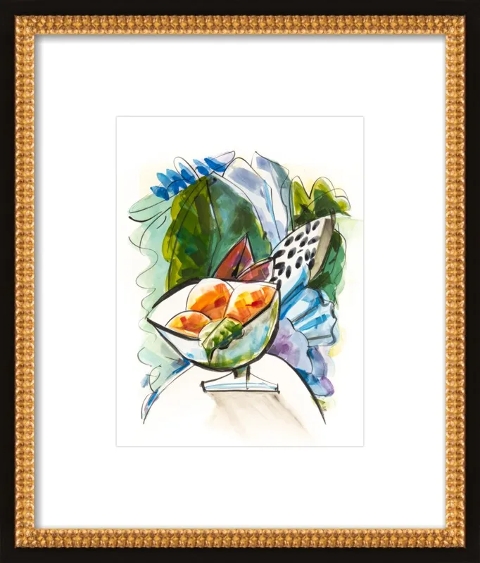 Still life with oranges by Becky Aubry for Artfully Walls