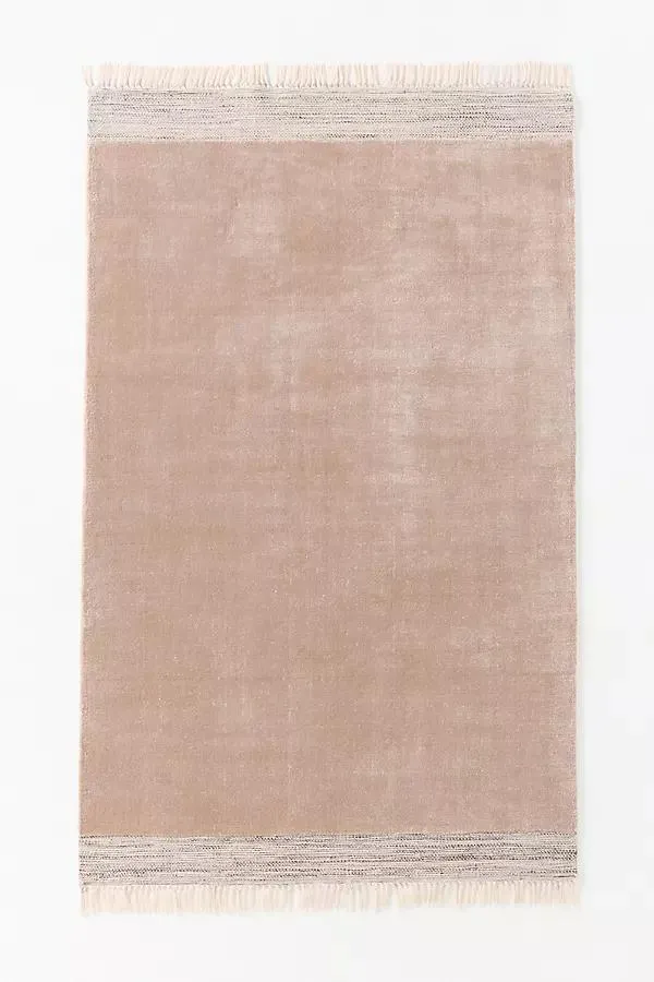 Corby Easy Care Fringed Rug