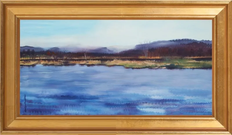 Spring Emerges Along the Betsie River Trail by carolyn damstra for Artfully Walls