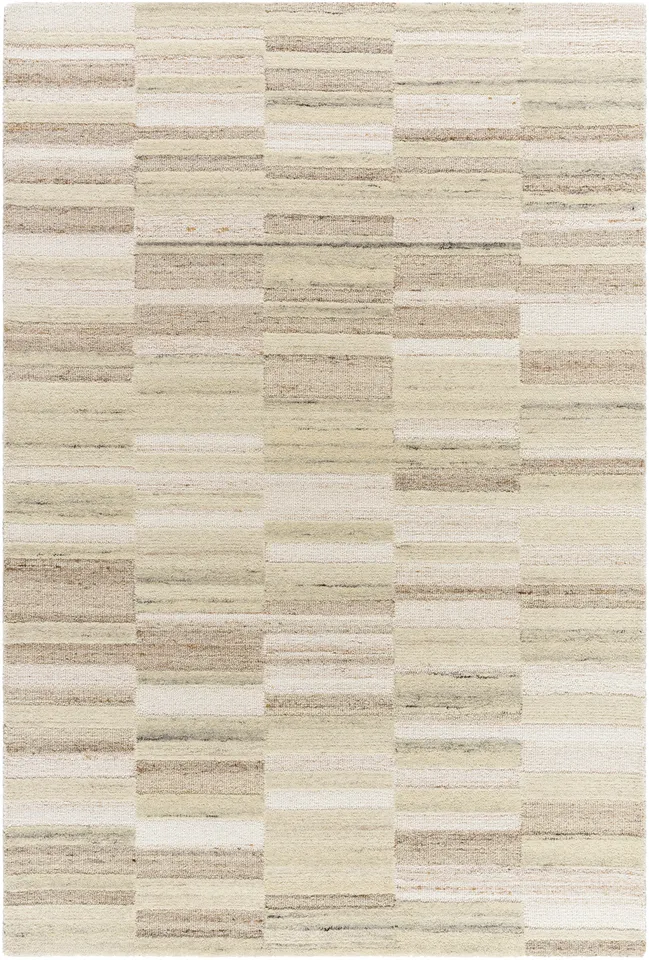 La Puna Beige Indoor 9' x 12' Handmade Rug