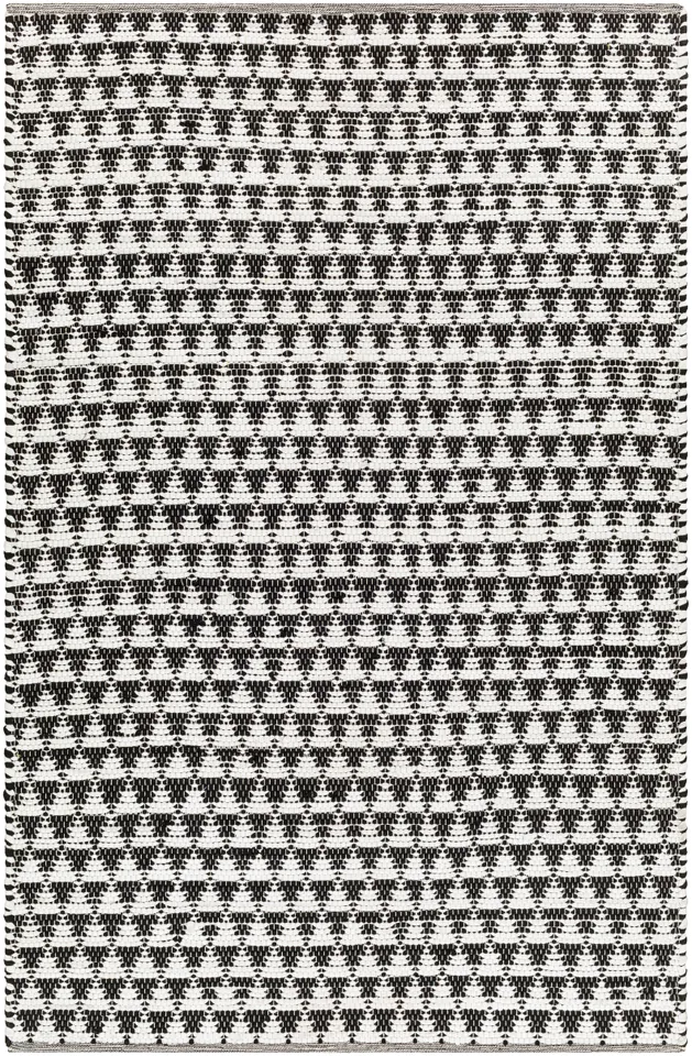 Jean Black Indoor 8' x 10' Handmade Rug