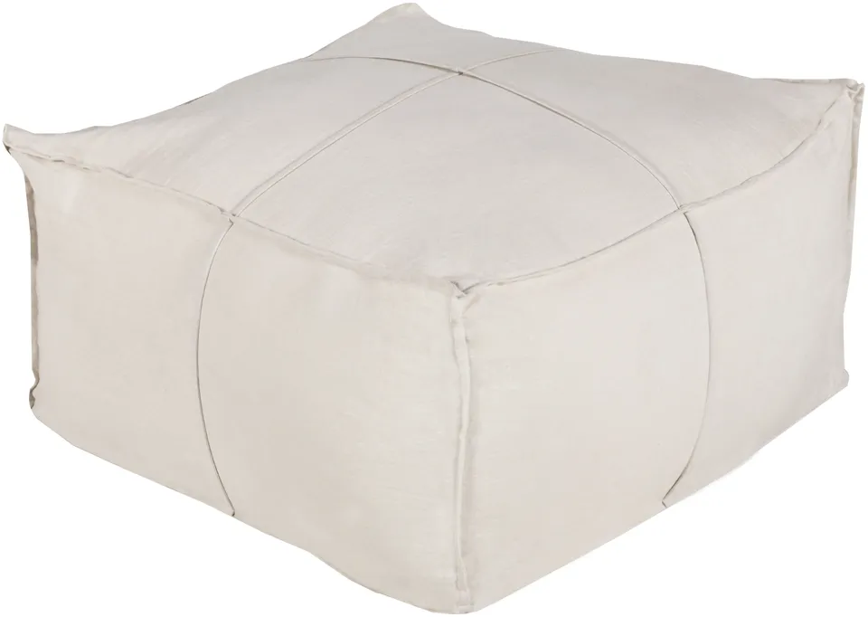 Solid Linen nan Pouf