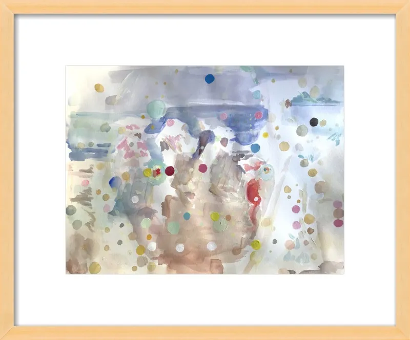 Beach scene (from memory)  by Hannah Dean for Artfully Walls