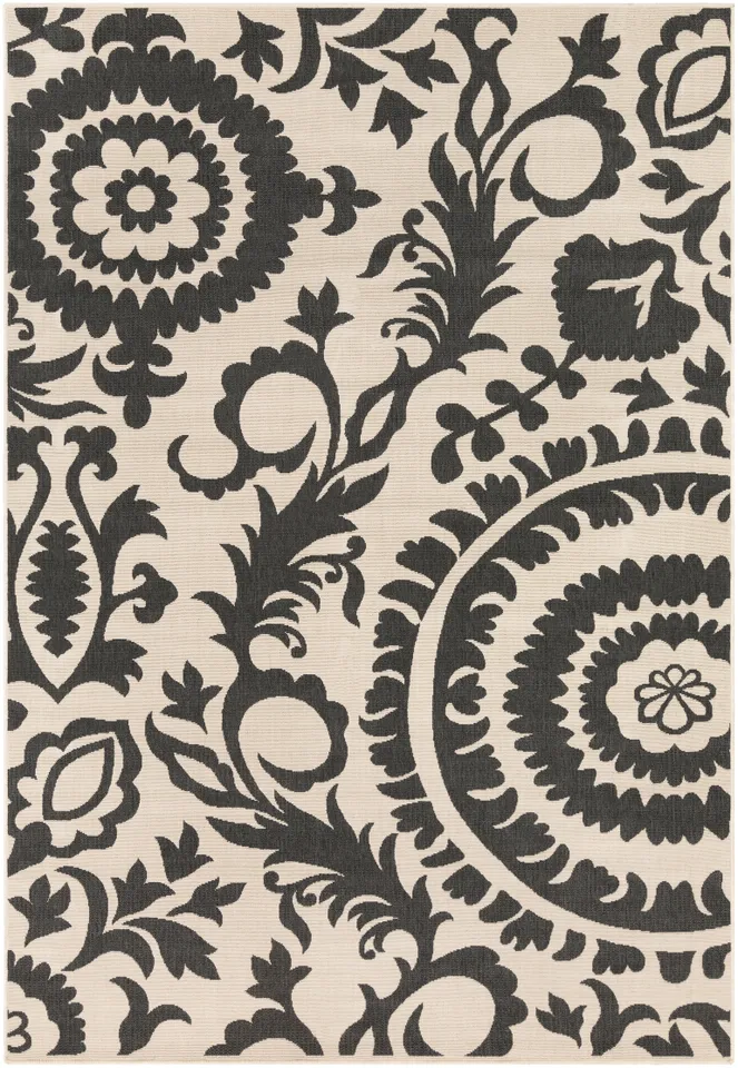 Alfresco Beige Outdoor 8'10" x 12'10" Machine Woven Rug