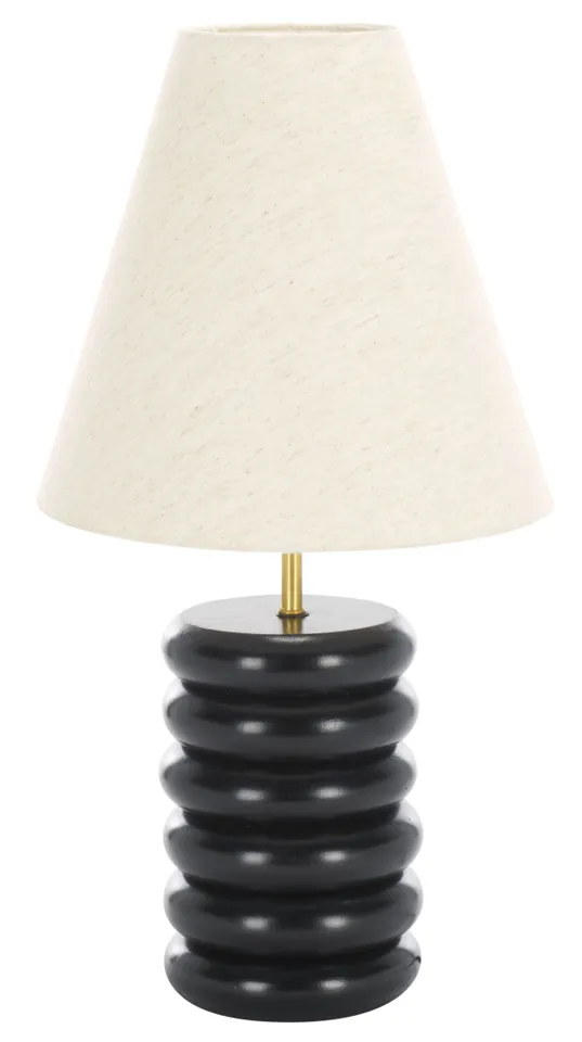 Solani 22 Inch Table Lamp - Black