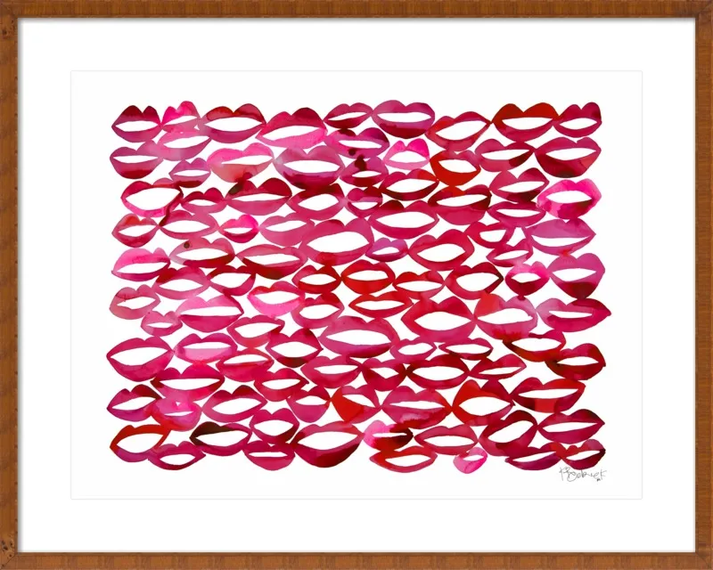 Juicy Lips by Kate Roebuck for Artfully Walls