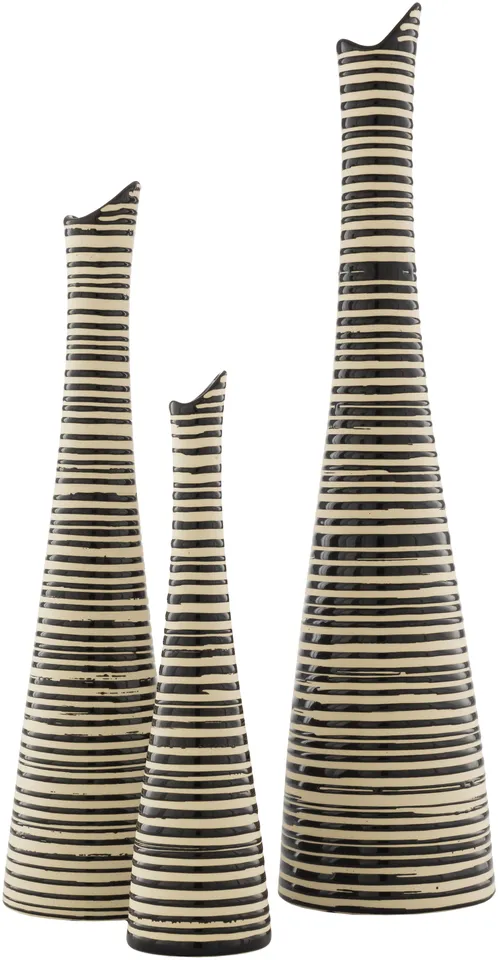 Emily EMY-002 20"H x 5"W x 5"D,  12"H x 3"W x 3"D,  16"H x 4"W x 4"D Vase