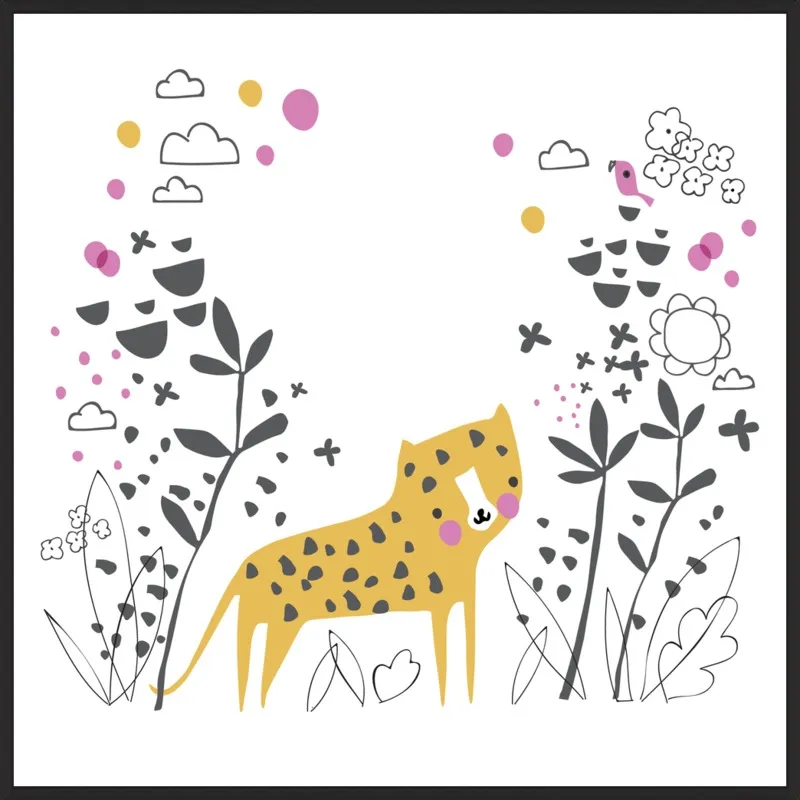 Little jungle leopard by Lizzie Mackay for Artfully Walls
