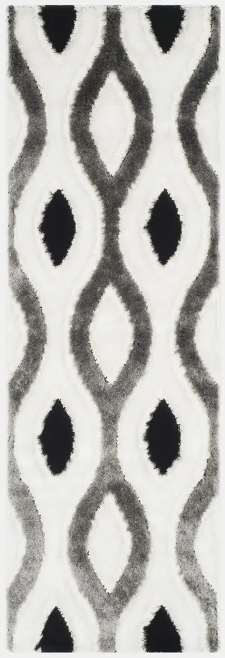 Arlo Home Woven Area Rug, SG365-1280, Ivory/Grey,  2' 3" X 7'