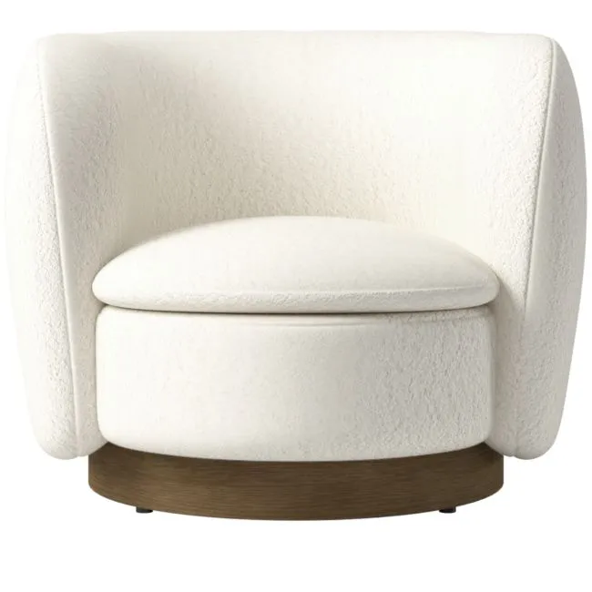 Muir Swivel Chair Wooly Sand
