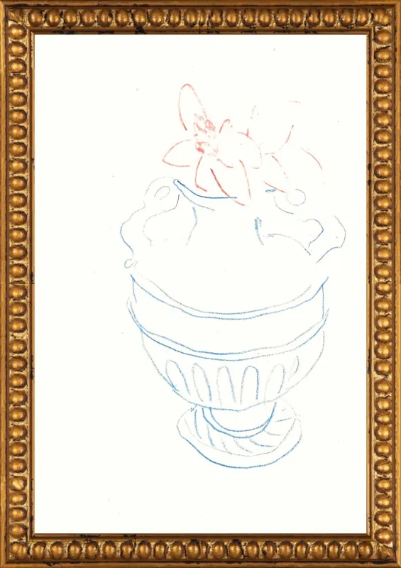 Sevres vase by Shanti Shea An for Artfully Walls