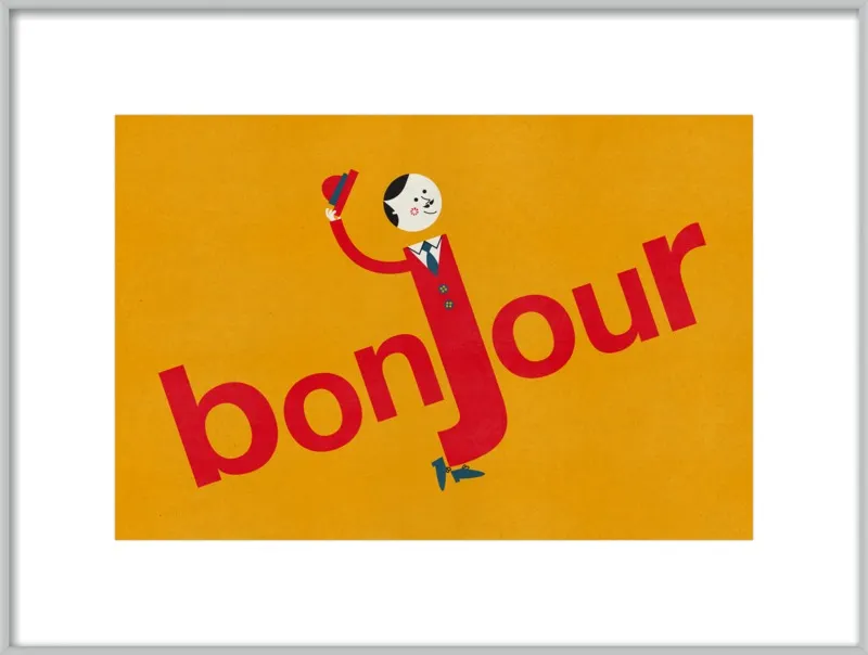 Bonjour by Blanca Gómez for Artfully Walls