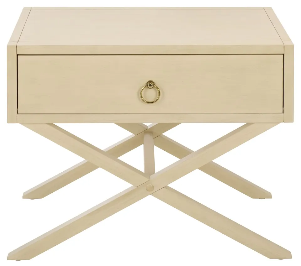 Large Sadie 1 Drawer Nightstand - Antique White