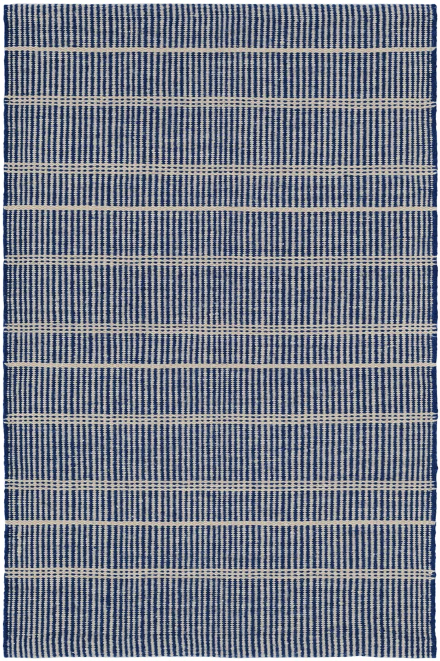 Samson Navy Handwoven Indoor/Outdoor Rug