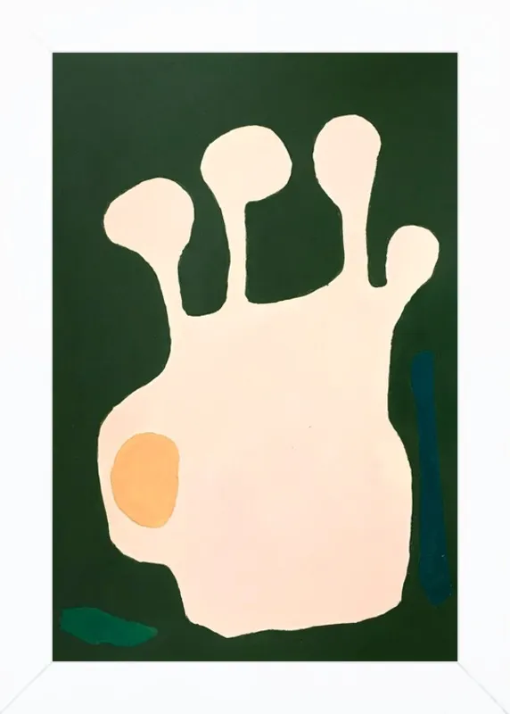 Nectarine Vase, abstraction 11 by Neicy Frey by Neicy Frey for Artfully Walls