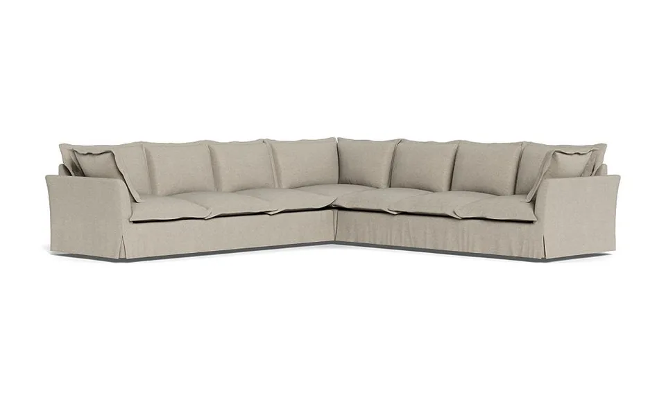 Skylar Slipcovered Corner 6-Seat Sectional Sofa