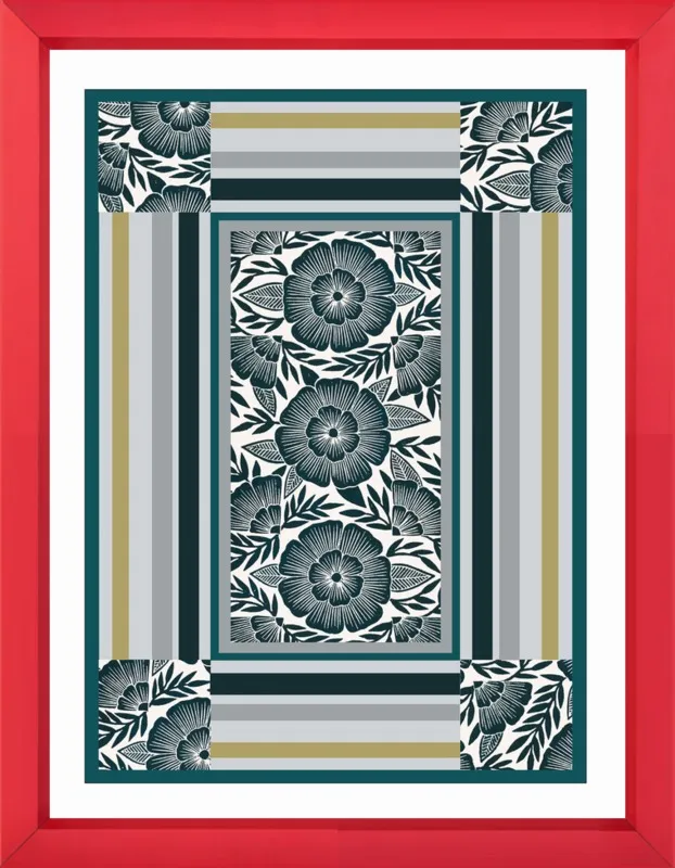 Botanical Frame 1 by Katharine Watson for Artfully Walls