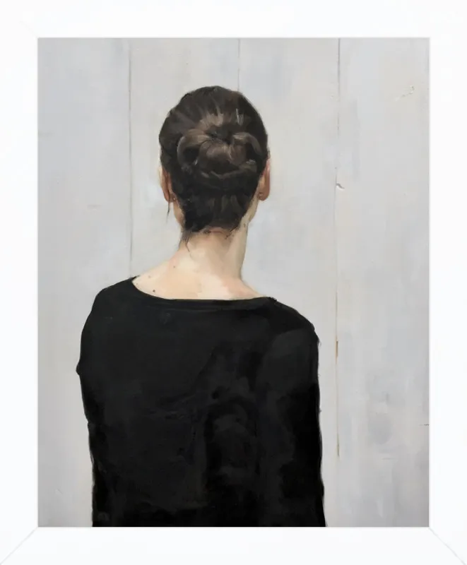Portrait of a young woman by Philine van der Vegte for Artfully Walls