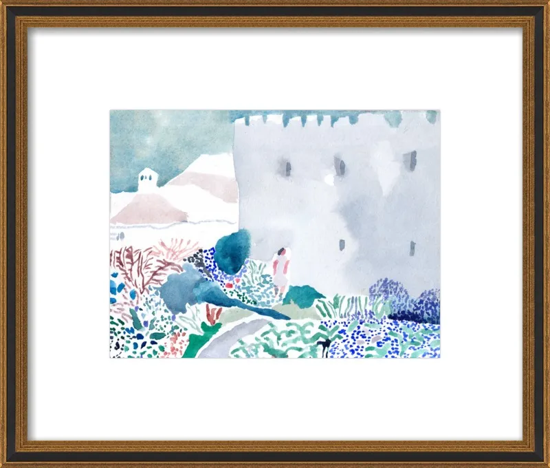 Castle Flowers by Charlotte Ager for Artfully Walls