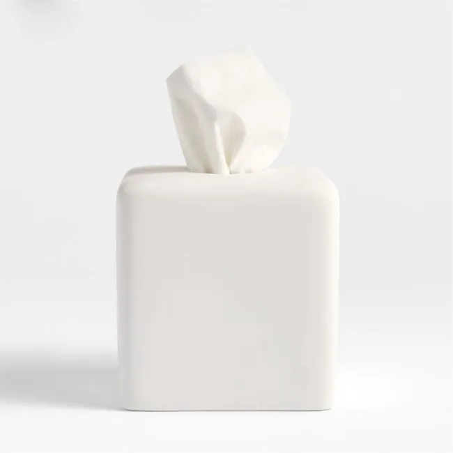 Varick White Silicone Coated Tissue Holder