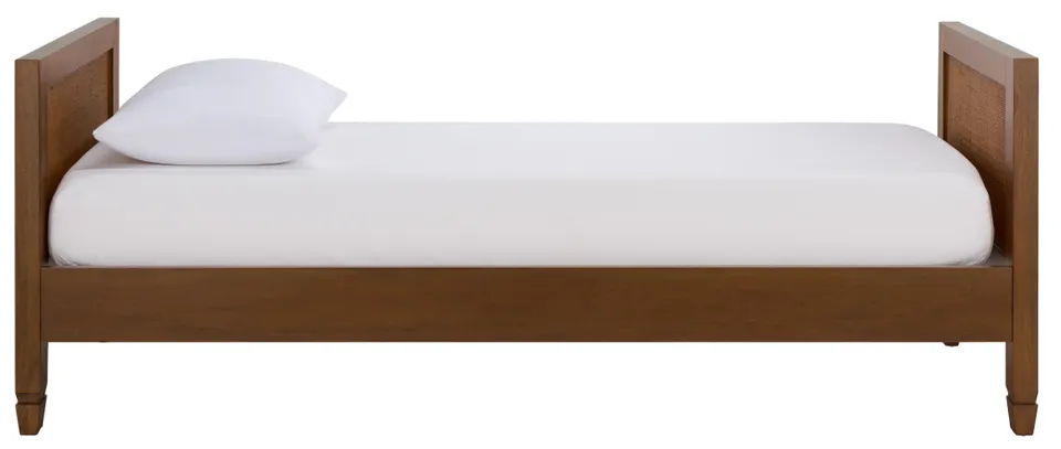 Safavieh Couture Libbie Cane And Wood Daybed, Walnut