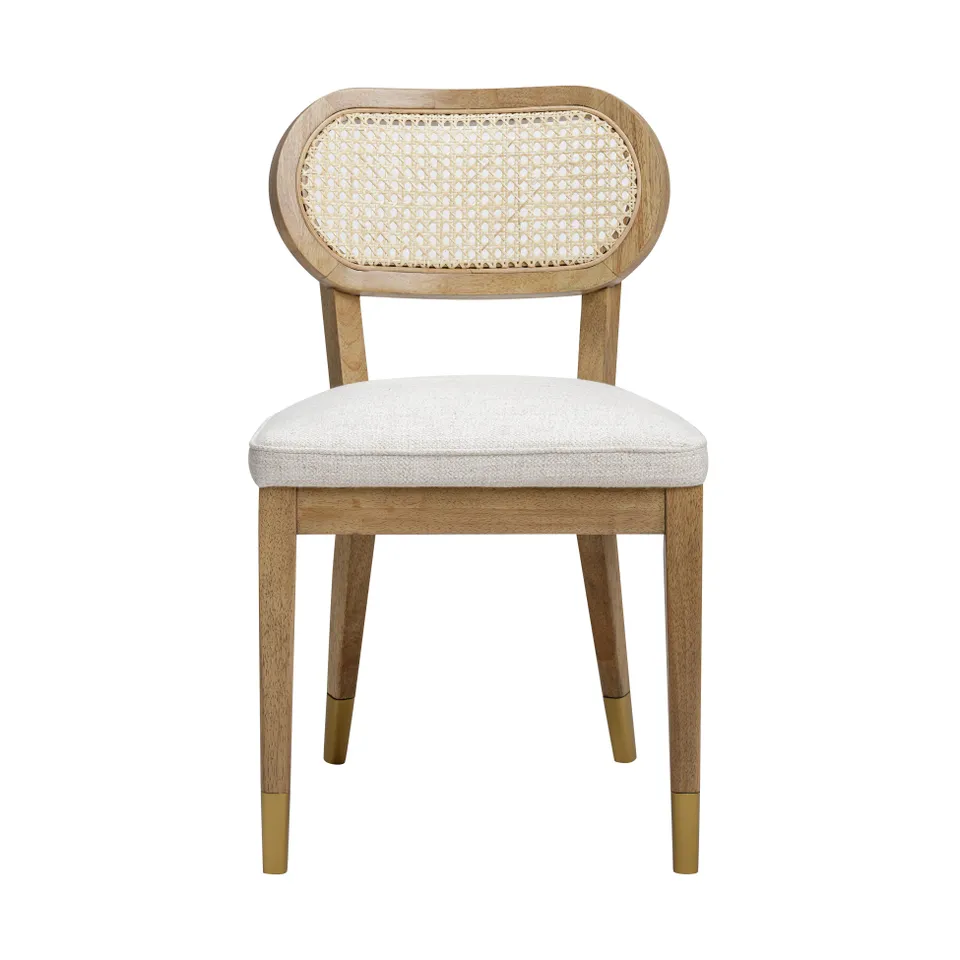Cosette Natural Performance Linen Dining Chair