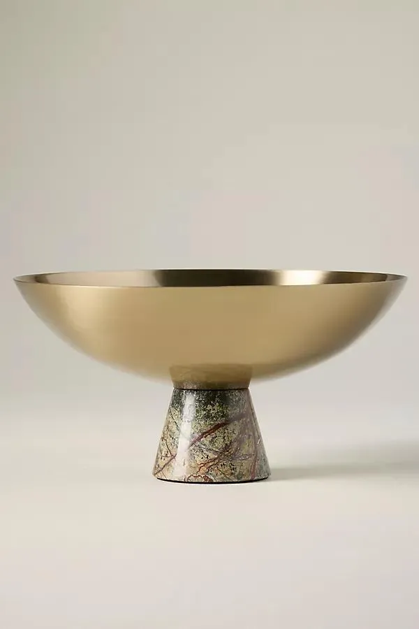 Cassia Marble & Steel Vessel