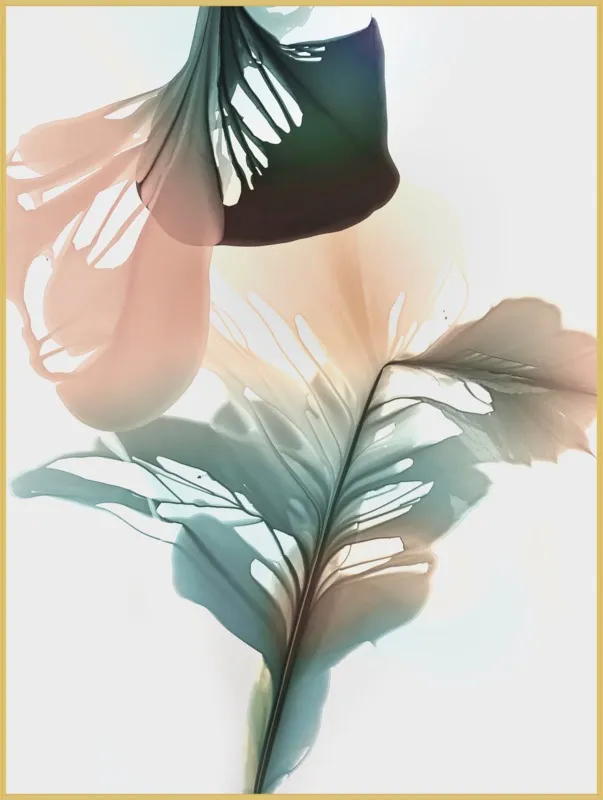 Abstract Flora Bloomland 32 by Marta Spendowska for Artfully Walls