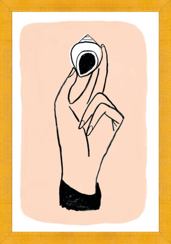 My Hand is My Face by Michael Doyle - Apartment On Belmont for Artfully Walls