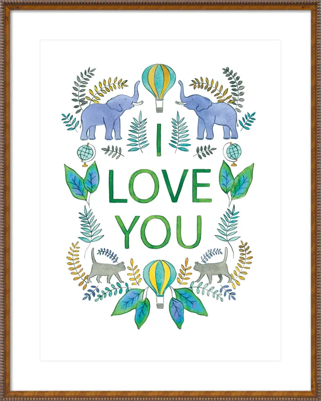 I Love You by Rachel Rogers for Artfully Walls
