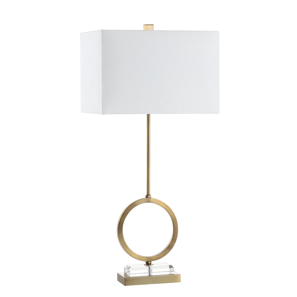 Kaden Table Lamp, Set Of 2 - Clear / Brass