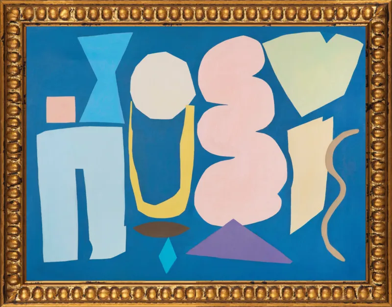 Blue composition by Sana Kulic for Artfully Walls