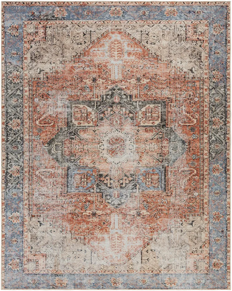 Amelie Beige Indoor 7'10" x 10'2" Machine Woven Rug