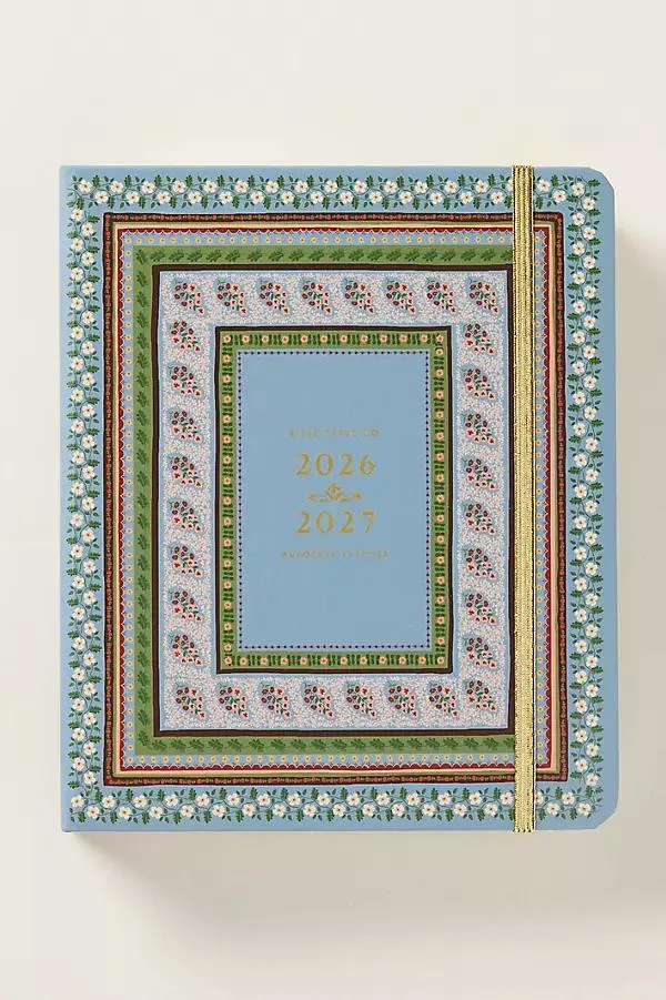 Paisley 17-Month Hardcover Spiral Planner
