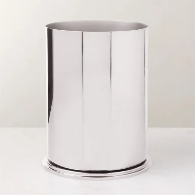 Roland Stainless Steel Wastebasket
