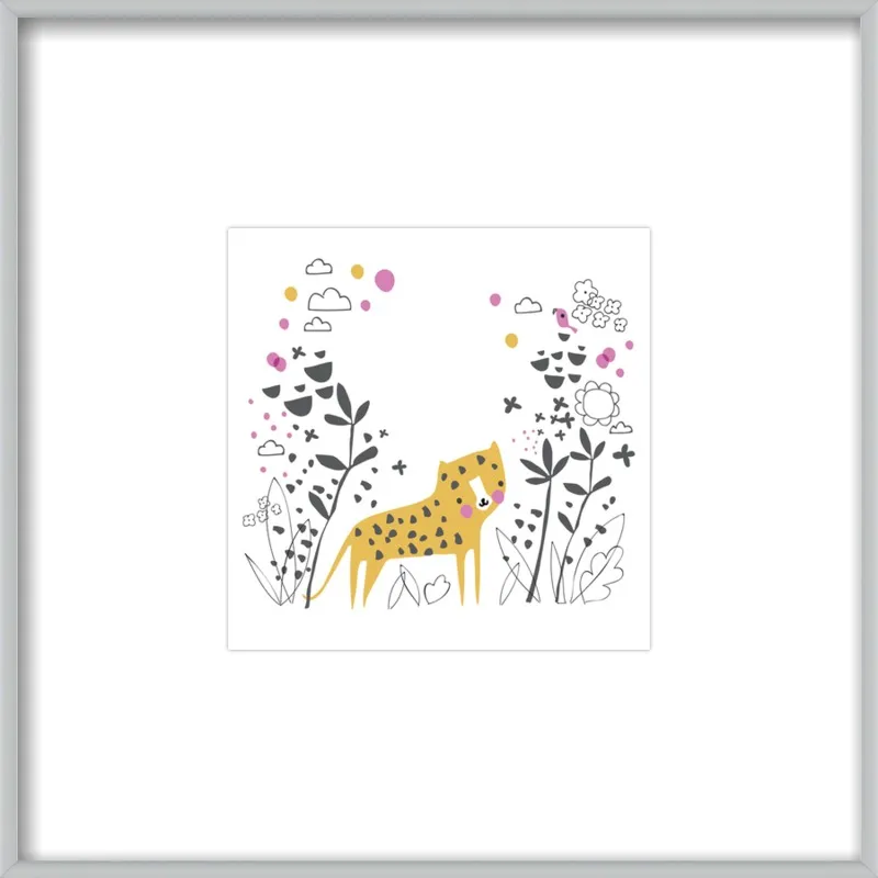 Little jungle leopard by Lizzie Mackay for Artfully Walls