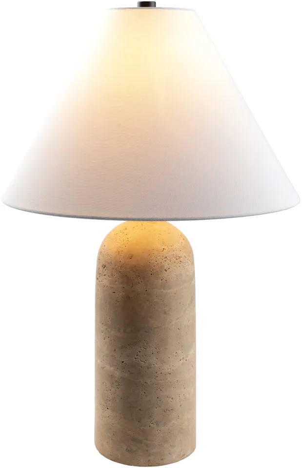 Agate  Natural 25"H x 16"W x 16"D Accent Table Lamp