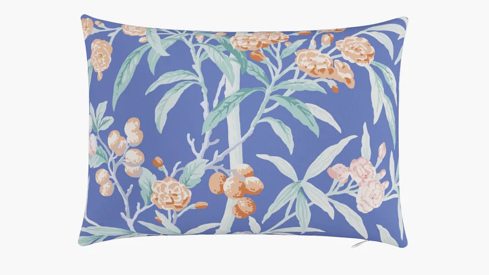 Throw Pillow 14" x 20", Lapis Lanai, 14" x 20"