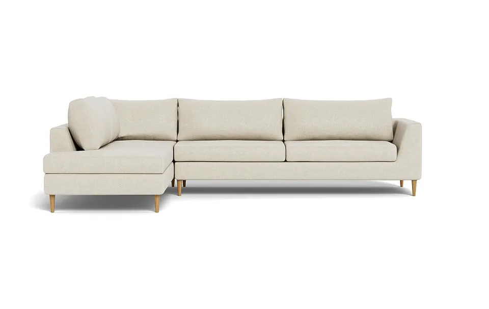 Asher 3-Seat Sectional with Left Bumper