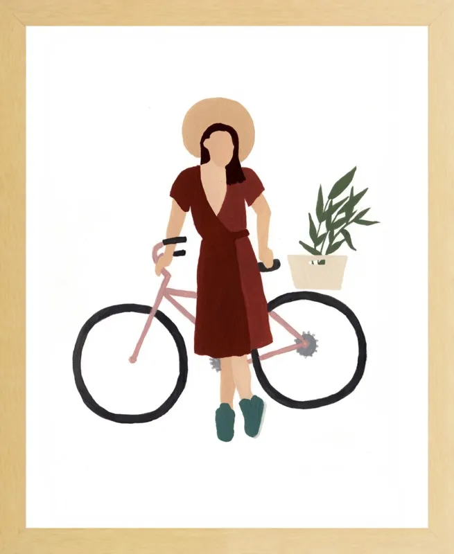 Biking Beauty by Taylor Ann for Artfully Walls