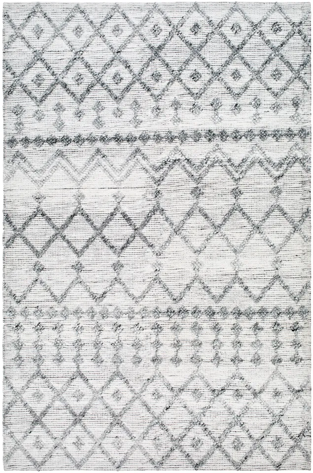 Napoli Gray Indoor 2' x 3' Handmade Rug