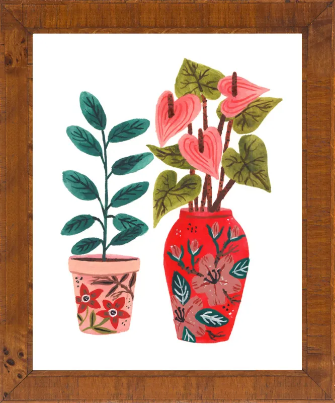 Planter by Ploypisut for Artfully Walls