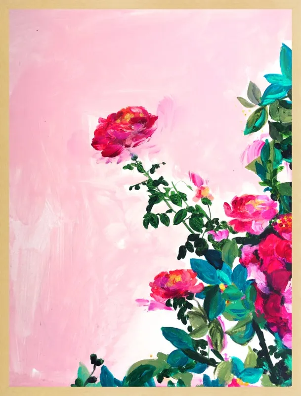 Rose Garden I by Christine Lindstrom for Artfully Walls