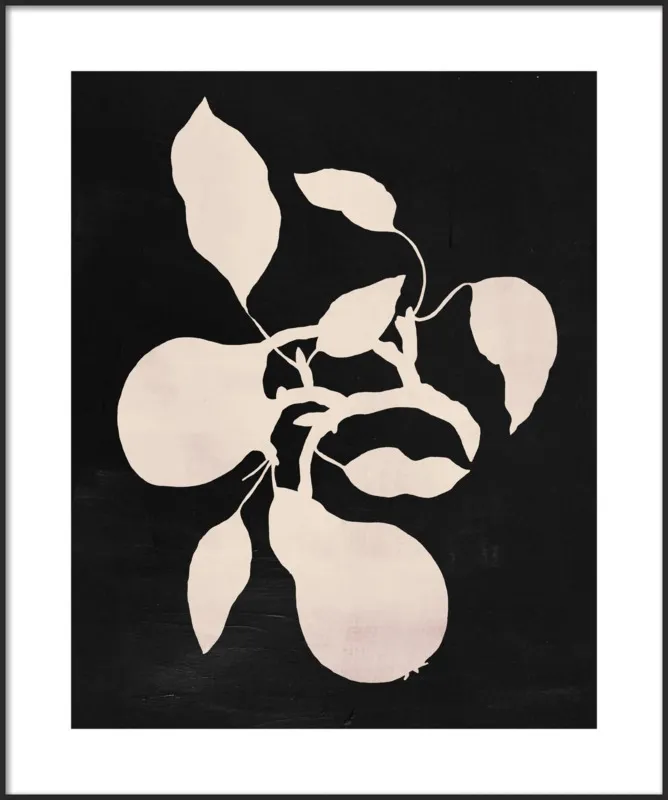 pears black and white by Ruti Shaashua for Artfully Walls