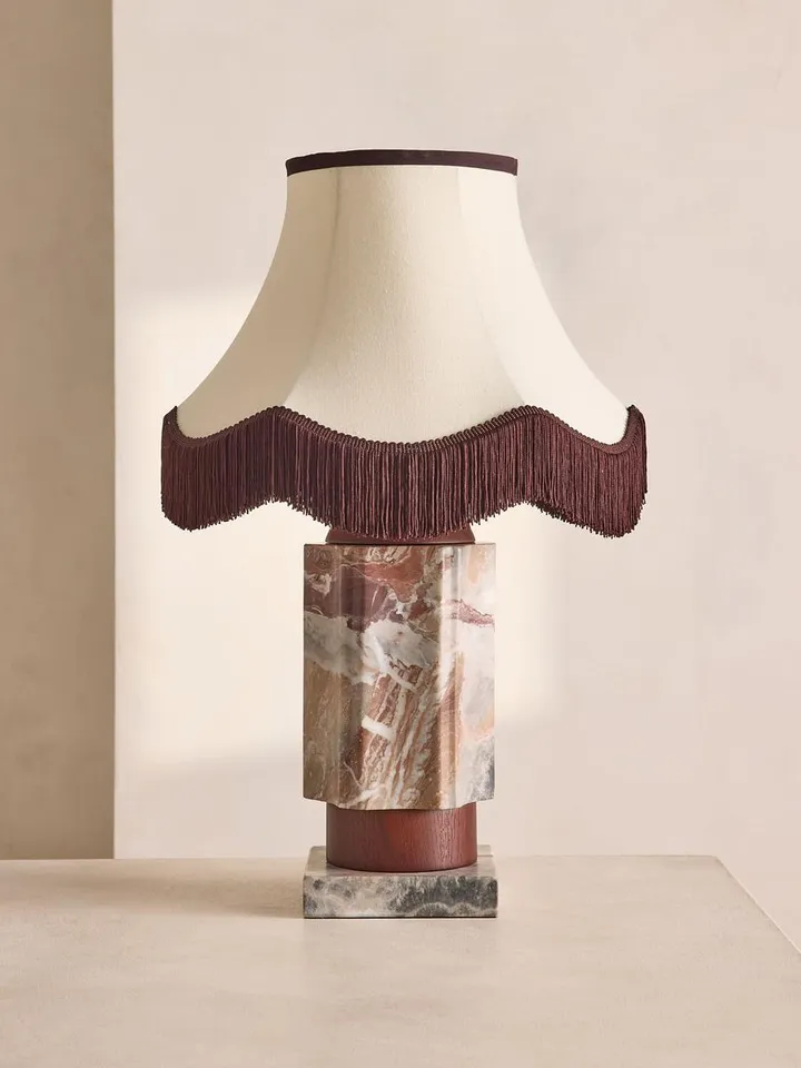 Derwent Table Lamp, Rosso Orobico, US