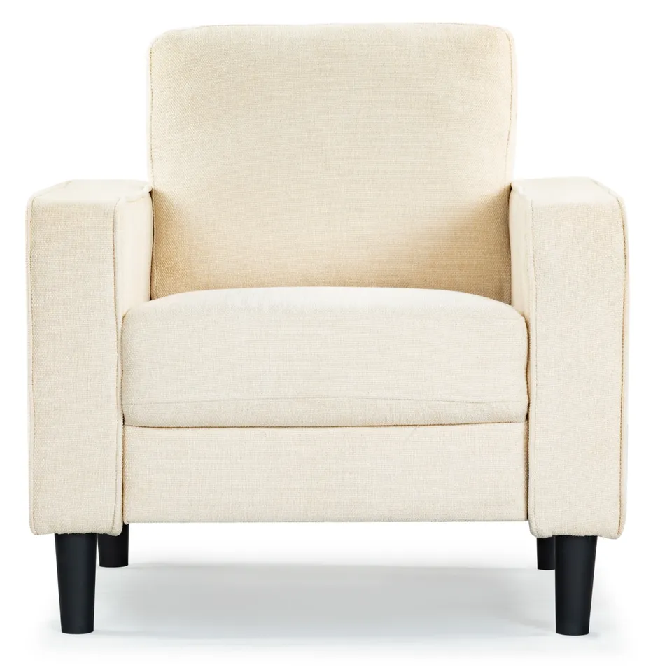Felicianya Modern Accent Chair - Creme
