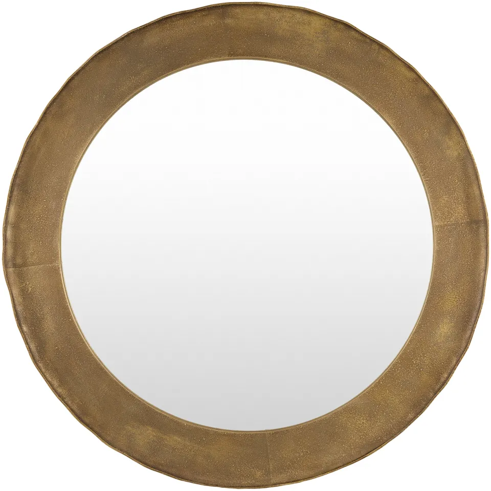 Danica Gold 36"H x 36"W x 2"D Accent Mirror