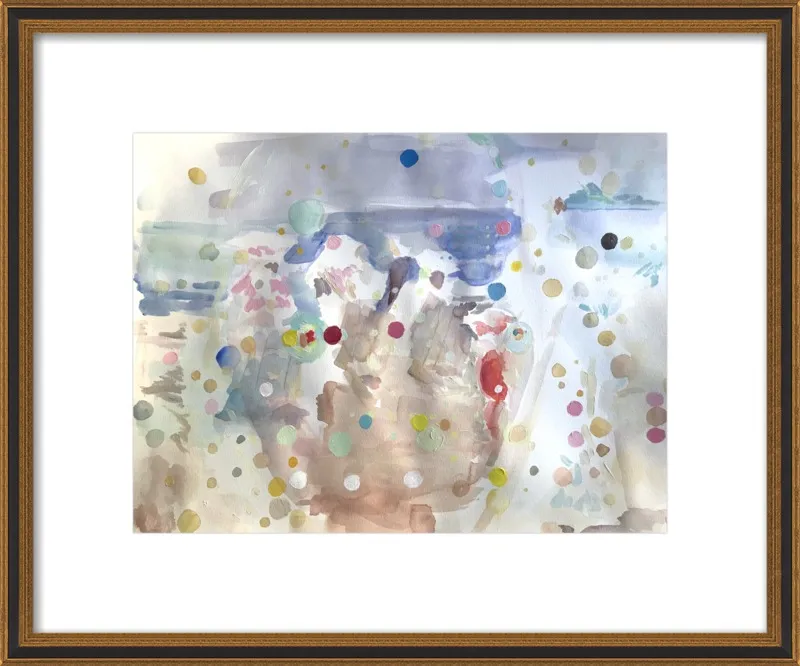 Beach scene (from memory)  by Hannah Dean for Artfully Walls