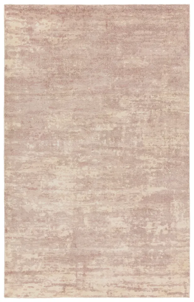 Barclay Butera by Retreat Handmade Abstract Mauve/ Cream Area Rug (5'X8')