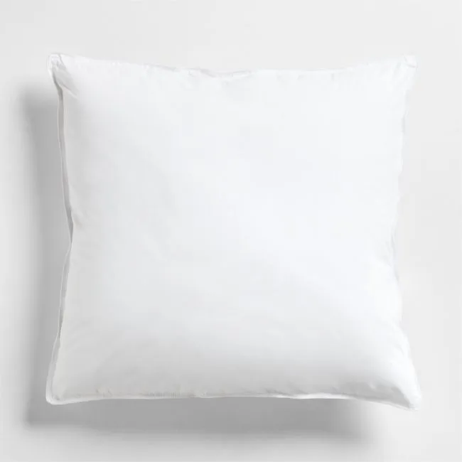 Classic Organic Cotton Down-Alternative Soft Euro Bed Pillow